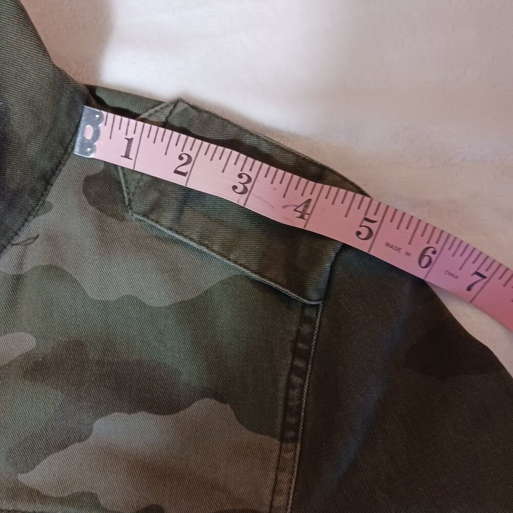 Aeropostale, Camouflage Jacket, Medium, Zip & Snap Front, 100% Cotton, Grunge - Picture 10 of 10